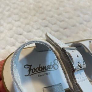 Footmates White Kids Sandals